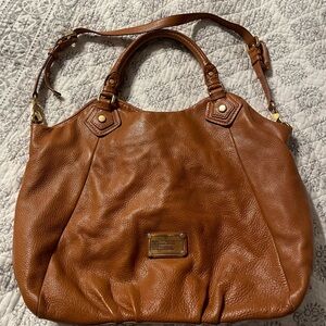 Marc Jacobs Classic Leather Shoulder Bag – Cognac Brown